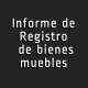 Informe de registro de bienes inmuebles